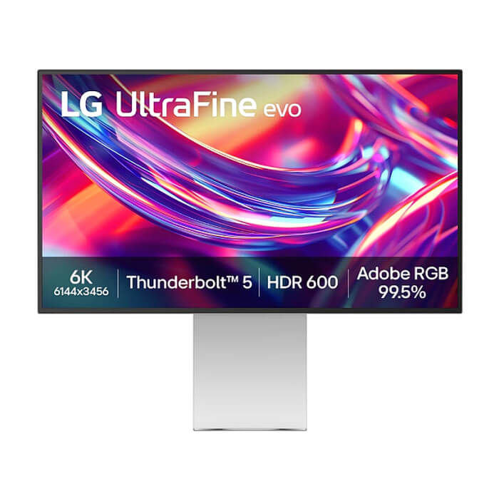 LG 32U990A-S, 31.5" UltraFine EVO 6K Nano IPS, 5ms, 450 cd/m2, 2000:1, 6K (6144 x 3456), HDR 600, Adobe 99.5% , PD 96W, USB, HDMI 2.1, Thunderbolt 5x2, DP, Speaker 5Wx2, PIP, ID 95969