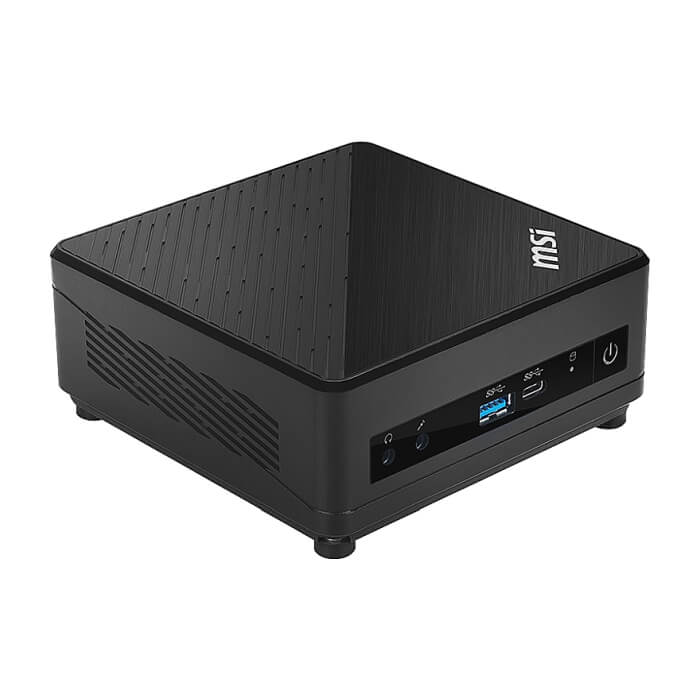 MSI CUBI 5 10M-008BEU, Barebone Mini-PC, Intel Core i5-10210U, 1.60 GHz, without RAM (0GB), 2x DDR4 2666MHz SO-DIMMs, up to 64GB, NO SSD, NO HDD, 802.11 AC, BT 5, NO OS, 65W, 124 X 124 X 53.7 mm, 0.55 kg, Black ID 62497 (тъмнейл - 2)