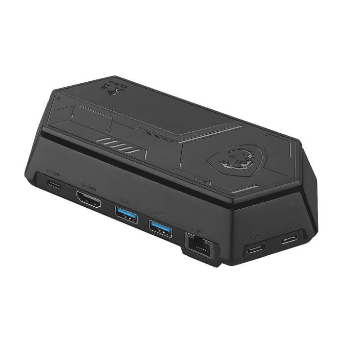 MSI Nest Docking Station with USB-C Cable, compatible with All MSI Claw gaming handhelds, USB-C w/PD 100W, HDMI 2.0 (4K/60Hz), USB-C 3.2 (5Gb/s), 2 x USB-A 3.2 (5Gb/s), RJ45 (10/10 (тъмнейл - 4)