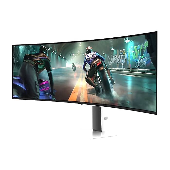 Samsung LS49DG910, 49" Odyssey G9 GAMING, Curved OLED, 1800R, 144Hz, Smart. 32:9, 5120 x 1440, Display Port , HDMI,Micro HDMI, USB Hub, Silver + Logitech G102 Mouse, Lightsync RGB, 8000 DPI, 6 Programmable Buttons, Black (тъмнейл - 3)