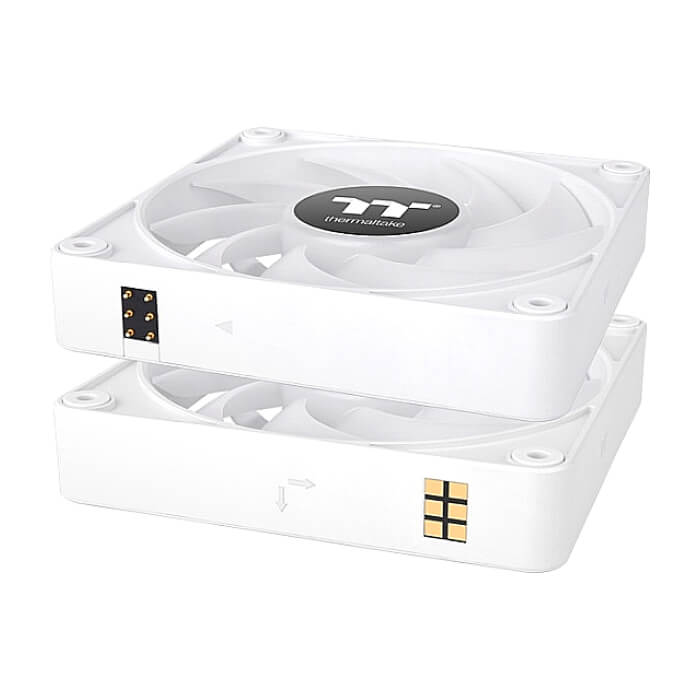 Thermaltake CT140 EX ARGB Sync PC Cooling Fan 3 Pack Magnetic Connect White ID 89344 (тъмнейл - 2)