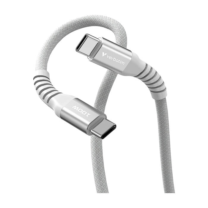 Verbatim Sync & Charge USB-C to USB-C 100W Magnetic 120 cm - Grey ID 84963 (тъмнейл - 4)