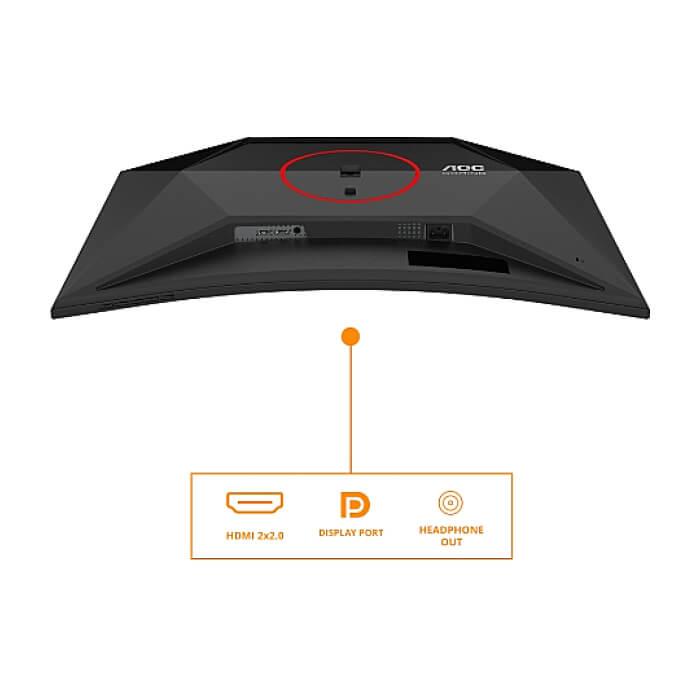 AOC C32G4Z, 31.5" Curved 1500R, VA, WLED, 1920x1080@260Hz (OC, Native 240Hz), 4ms GtG, 0.3ms MPRT, 300cd m/2, 3500:1, Adaptive Sync, FlickerFree, Anti Blue Light, 5Wx2, Tilt, ID 97973 (тъмнейл - 3)