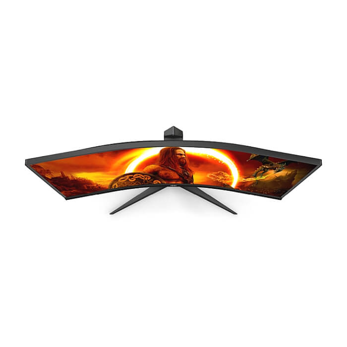 AOC CU34G2XP/BK, 34" Curved 1500R VA, WLED, 3440x1440@180Hz, 1ms GtG, 1ms MPRT, 430 cd/m2, 4000:1, 80M:1 DCR, Tilt, Height Adjust, Swivel, 2xHDMI, 2xDP, USB hub ID 81036 (тъмнейл - 4)