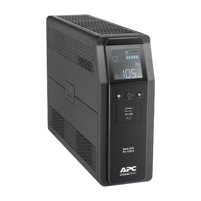 APC Back UPS Pro BR 1200VA, Sinewave, 8 Outlets, AVR, LCD interface ID 75554 (тъмнейл - 2)