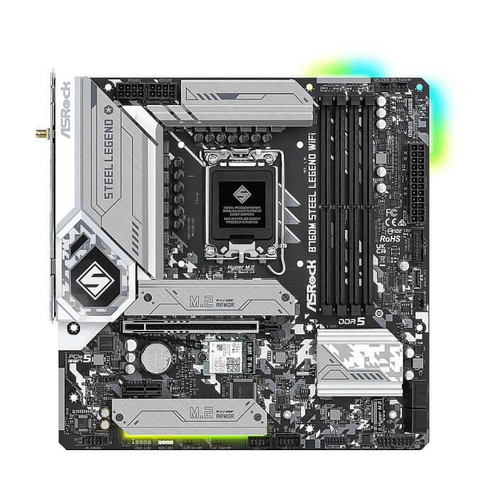 Asrock B760M Steel Legend Wi-Fi ID 63422 (тъмнейл - 2)