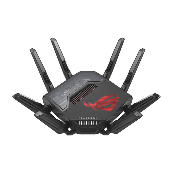 Asus Gaming Wireless Router, ROG Rapture GT-BE98, BE25000, Quad-Band, Quad-Core 2.6GHz CPU, 256MB/2GB Flash/RAM, 10G dual-port, 2.5G quad-port, AiProtection Pro, RangeBoost Plus, A (тъмнейл - 4)