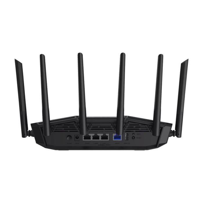Asus Gaming Wireless Router,TUF Gaming BE9400 Tri Band WiFi 7 (802.11be) Extendable Gaming Router, Quad 2.5G ports, 3-step Port Forwarding, Smart Home Master, AiMesh support, and A (тъмнейл - 2)
