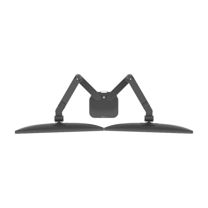 BenQ DUAL MONITOR ARM, BenQ Dual Ergo Arm BDH01, UNIVERSAL DESKTOP DEVICE BDH01 BLACK, Fits screens up to 35 inches, VESA compatibility for 75x75mm and 100x100mm patterns, Weight C ID 95517 (тъмнейл - 4)