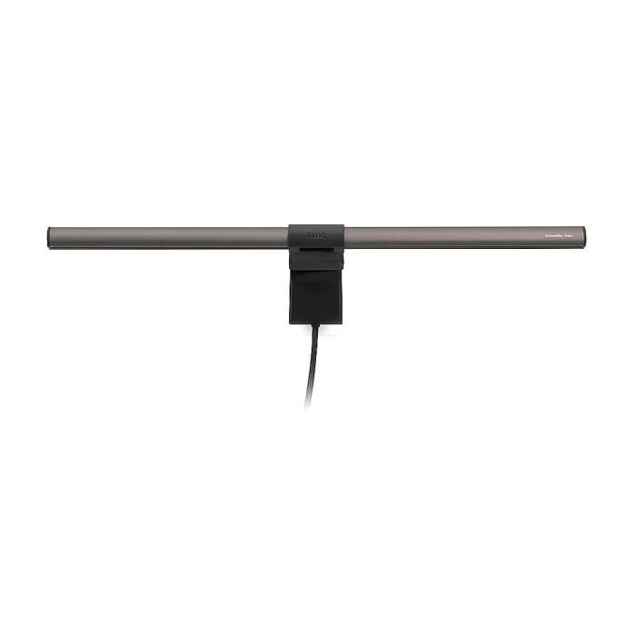 BenQ Halo Light ScreenBar e-Reading lamp Light Source Dual Color LED, Color Rendering Index>95, Center Illuminance 800lux (Height 45cm), Color Temp.2700K~6500K, Lighting Cover. (At 500 Lux) 60x40cm, USB Power, Aluminum alloy, Silver ID 66624 (тъмнейл - 3)