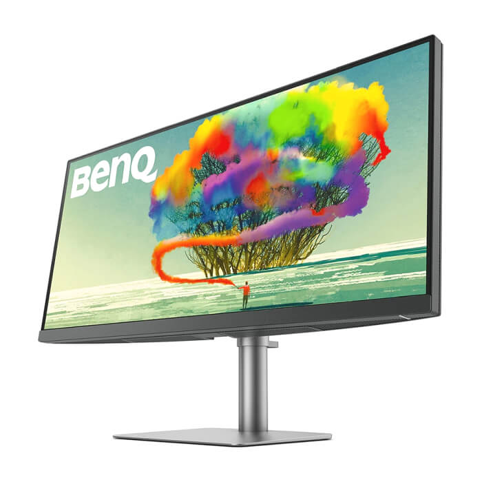 BenQ PD3420Q 34"W IPS LED 5ms 3440x1440 2K QHD, Design Mon, WQHD, AQCOL.,100% sRGB/98% P3,HDR400, B.I.,LBL,KVM, ICCsync, CAD/CAM, DualView, Contr.1000:1, 350 cd/m2, 2xHDMI,DP, ID 65263 (тъмнейл - 5)