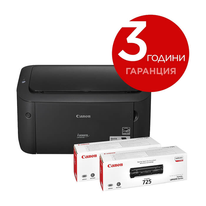 Canon i-SENSYS LBP6030B + 2x Canon CRG-725 ID 89901 (тъмнейл - 3)