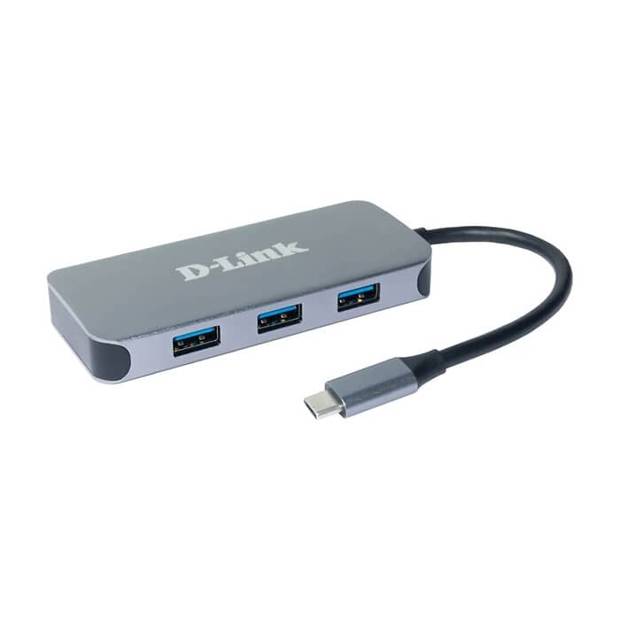 D-Link 6-in-1 USB-C Hub with HDMI/Gigabit Ethernet/Power Delivery на супер цена от GT Computers D-Link 6-in-1 USB-C Hub with HDMI/Gigabit Ethernet/Power Delivery на супер цена