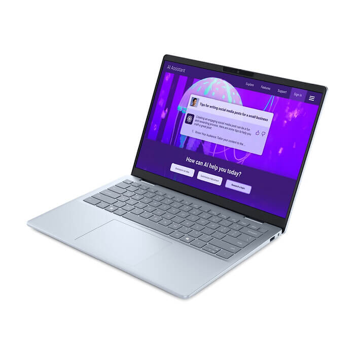 Dell 14 Plus DB14250, Intel Ultra 7 258V (47 TOPS NPU, 8 cores, up to 4.8 GHz), 14" 16:10 2.5K (2560x1600) AG 300nits WVA, 32GB, LPDDR5X, 8533MT/s (onboard), 1TB M.2 SSD PCIe, ID 99107 (тъмнейл - 3)