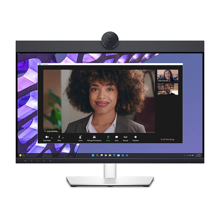 Dell P2424HEB, 23.8" Video Conferencing, FullHD (1920x1080) AG, IPS, 16:9, 5ms, 1000:1, 250 cd/m2, 99% sRGB, HDMI, DP, USB-C, USB 3.2 hub, RJ45, 1x 4MP RGB + IR 2K camera, 2x ID 65236 на супер цена