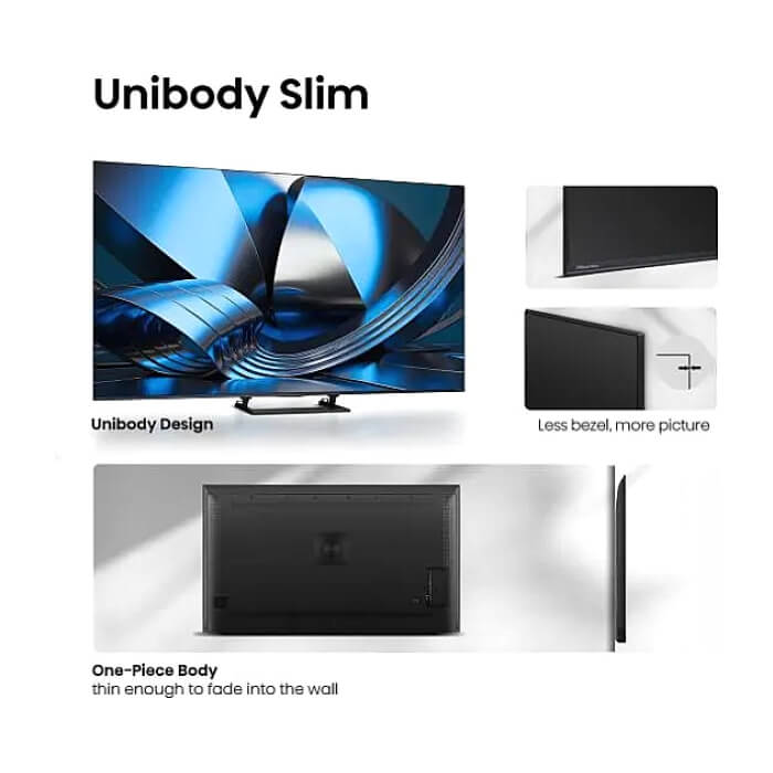 Hisense 50" U7SE, 4K Ultra HD 3840x2160, ULED, FALD, Quantum Dot, 144Hz, IPS, HDR 10+, HLG, Dolby Vision IQ, Dolby Atmos, Smart TV, WiFi 5GHz, WiFi Direct, BT, Anyview Cast, 4 ID 97273 (тъмнейл - 3)