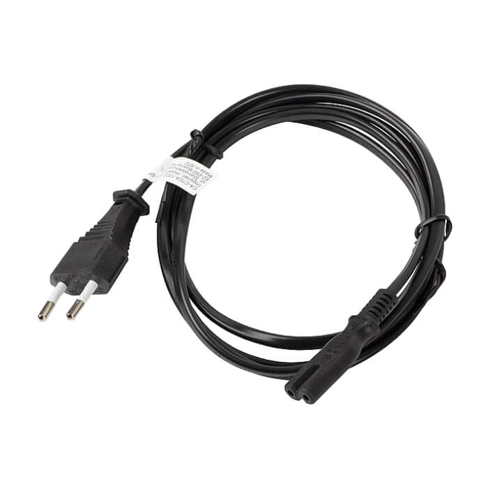 Кабел - Lanberg CEE 7/16 -> IEC 320 C7 EURO (RADIO) power cord 1.8m, black ID 72486 (тъмнейл - 3)