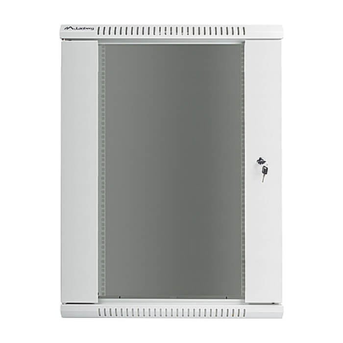 Lanberg rack cabinet 19” wall-mount 18U / 600x450 for self-assembly (flat pack), grey ID 71892 на супер цена