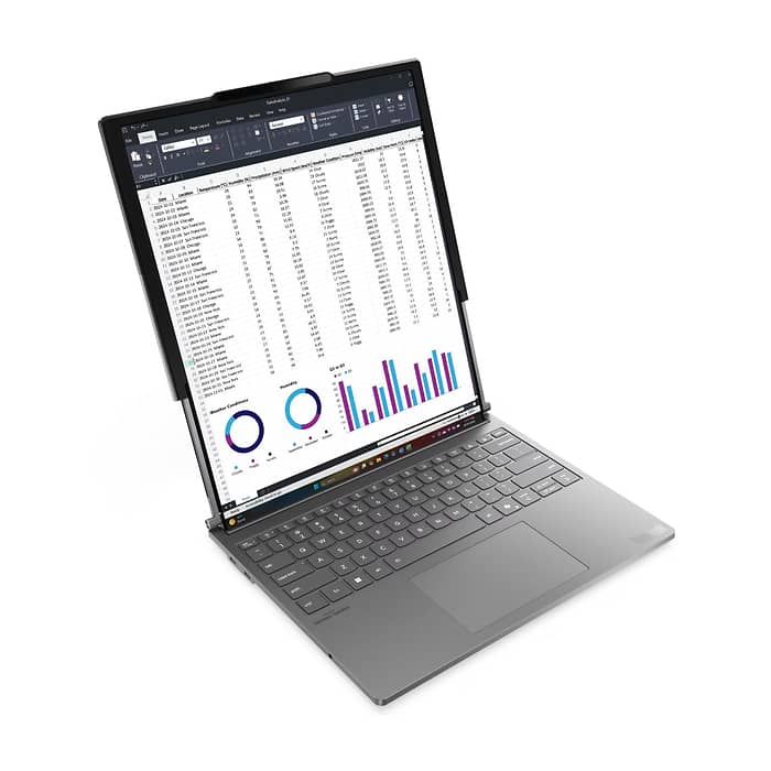 Lenovo ThinkBook Plus G6 Rollable Intel Core Ultra 7 258V, 8C (up to 4.8GHz, 12MB), 32GB Soldered LPDDR5x-8533, 1TB SSD, Roll In: 14" (2000x1600) / Roll Out: 16.7" (2000x2350), POLED 400nits Glossy, Intel Arc Graphics, 5MP&IR Cam, Backlit KB (тъмнейл - 3)
