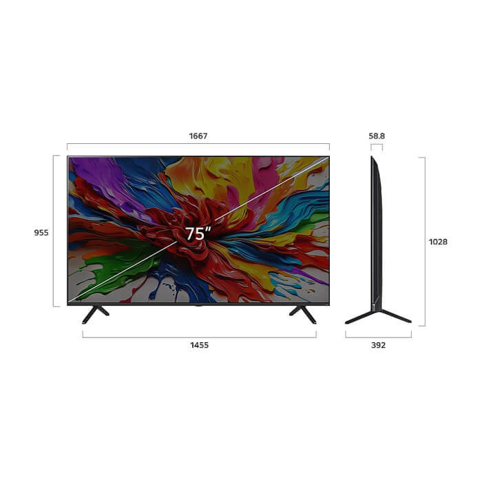 LG 75QNED92A6A, 75" 4K QNED MiniLED evo HDR Smart TV, 100Hz, 3840x2160, DVB-T2/C/S2, Alpha 8 AI Processor 4K, HDR 10, webOS 25 ThinQ, FreeSync, VRR 144Hz, Multi View, 4K Upsca ID 92885 (тъмнейл - 4)