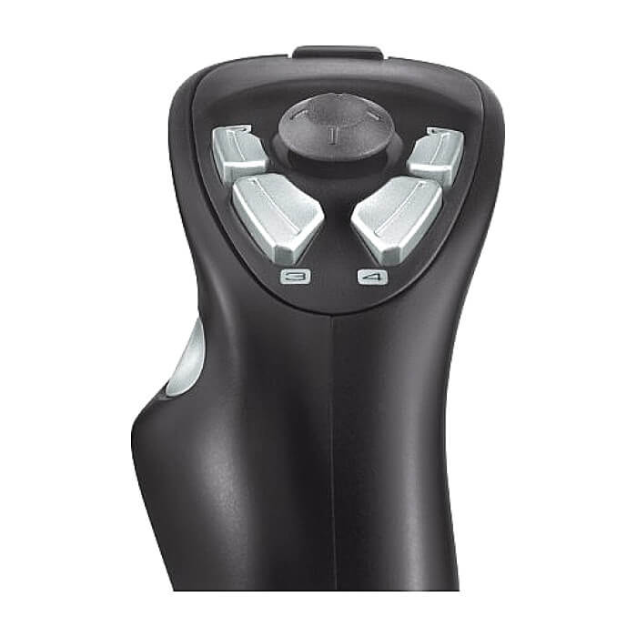 Logitech G Extreme 3D Pro Joystick, Twist Rudder Control, 12 Programmable Buttons, 8-Way Hat Switch ID 74343 (тъмнейл - 5)
