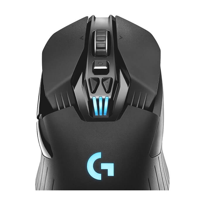 Logitech G903 Wireless Mouse, Lightsync RGB, Lightspeed Wireless, HERO 25K DPI Sensor, 400 IPS, Programmable Buttons, 10g Optional Weight, 110g, Black (тъмнейл - 3)