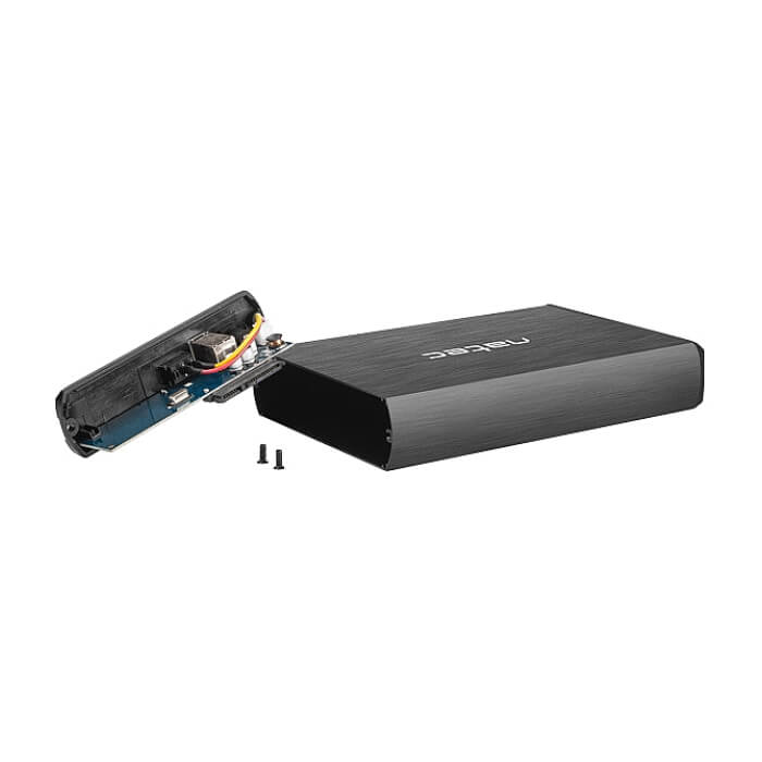 Natec EXTERNAL HDD/SSD ENCLOSURE RHINO SATA 3.5" USB 3.0 ALUMINUM Black ID 73747 (тъмнейл - 4)