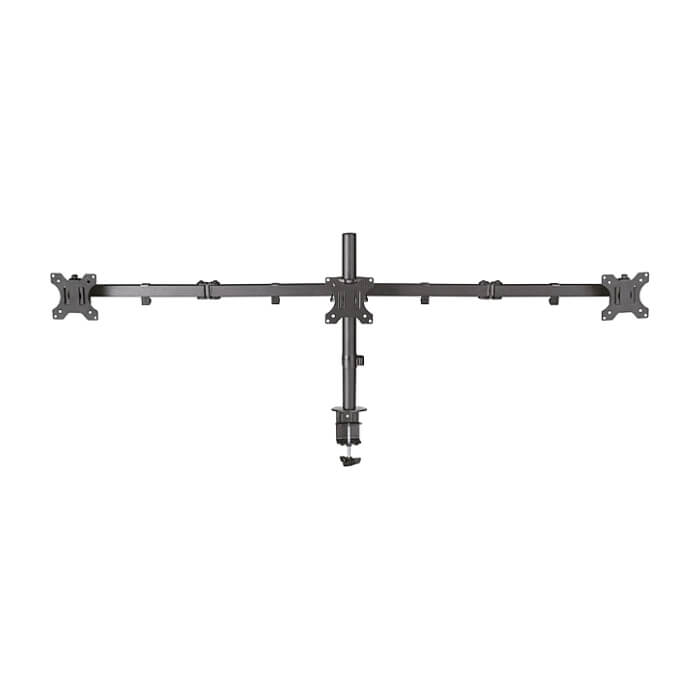 Neomounts by NewStar Flat Screen Desk Mount (clamp/grommet) for 3 Monitor Screens ID 66832 на супер цена