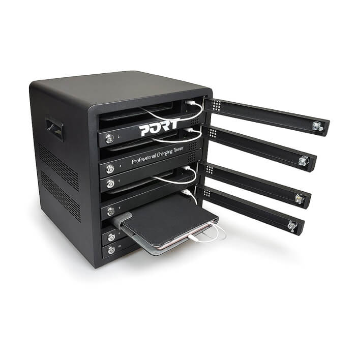 PORT charging cabinet 10 tablets individual door lock ID 75270 (тъмнейл - 2)