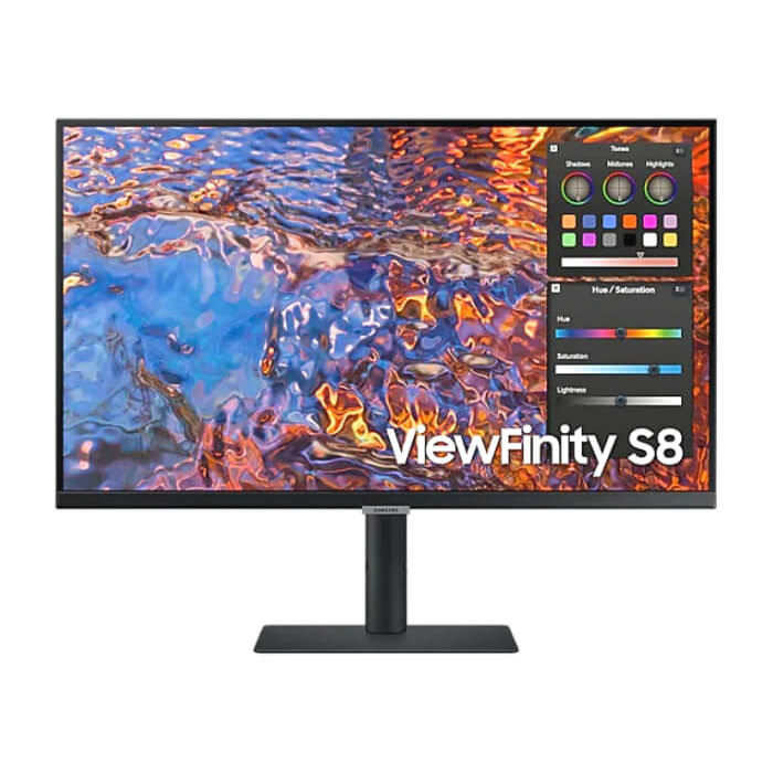 Samsung 27B800, 27" IPS LED, 60 Hz, 5 ms GTG, 3840x2160, 300 cd/m2, Flicker Free, PBP, PIP, USB-C 90W, 3xUSB 3.0, Display Port 1.4, 2xHDMI 2.2, Black ID 64865 на супер цена от GT Computers Samsung 27B800, 27" IPS LED, 60 Hz, 5 ms GTG, 3840x2160, 300 cd/m2, Flicker Free, PBP, PIP, USB-C 90W, 3xUSB 3.0, Display Port 1.4, 2xHDMI 2.2, Black ID 64865 на супер цена