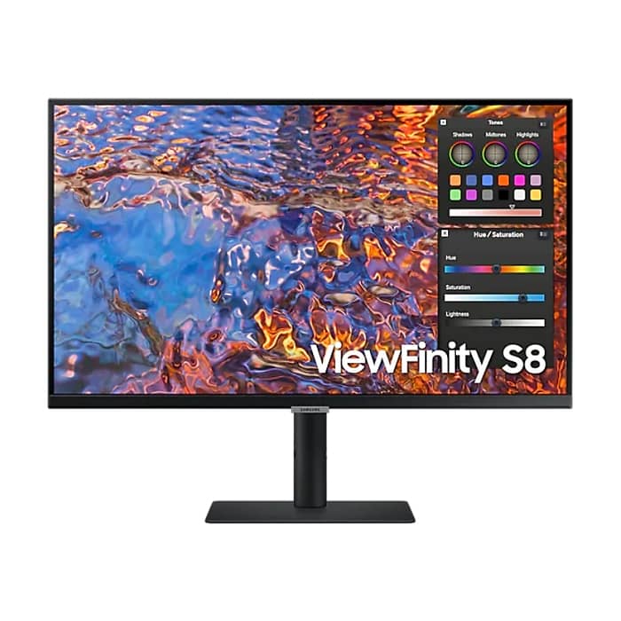 Samsung 27B800, 27" IPS LED, 60 Hz, 5 ms GTG, 3840x2160, 300 cd/m2, Flicker Free, PBP, PIP, USB-C 90W, 3xUSB 3.0, Display Port 1.4, 2xHDMI 2.2, Black + Logitech MK250 - Graphite - USINTL на супер цена