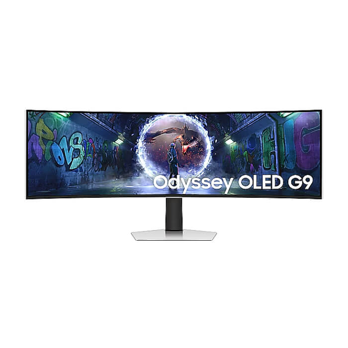 Samsung LS49CG934, 49" Odyssey G9 GAMING, Curved OLED, 1800R, 240Hz, Smart. 32:9, 5120 x 1440, 250 cd/m2, Display Port , HDMI,Micro HDMI, USB Hub, Silver ID 84188 на супер цена от GT Computers Samsung LS49CG934, 49" Odyssey G9 GAMING, Curved OLED, 1800R, 240Hz, Smart. 32:9, 5120 x 1440, 250 cd/m2, Display Port , HDMI,Micro HDMI, USB Hub, Silver ID 84188 на супер цена