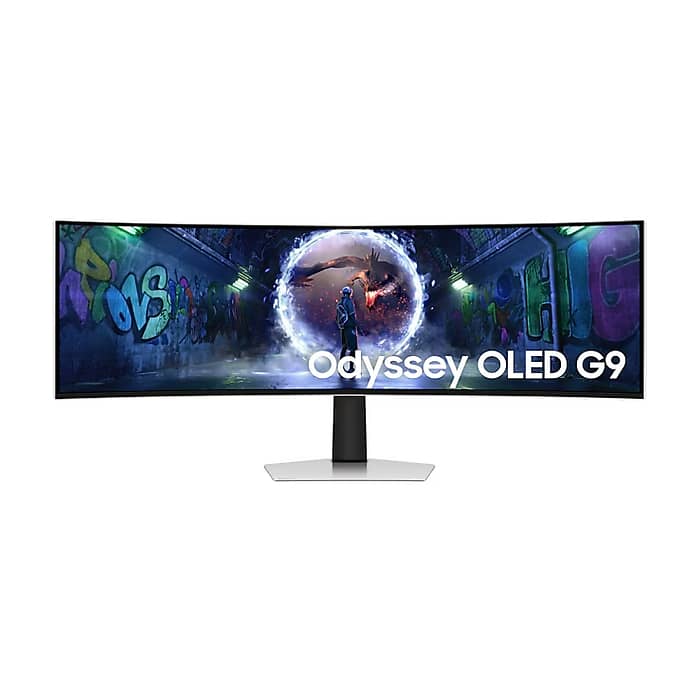 Samsung LS49CG934, 49" Odyssey G9 GAMING, Curved OLED, 1800R, 240Hz, Smart. 32:9, 5120 x 1440, 250 cd/m2, Display Port , HDMI,Micro HDMI, USB Hub, Silver + Logitech G102 Mouse, Lightsync RGB, 8000 DPI, 6 Programmable Buttons, Black на супер цена