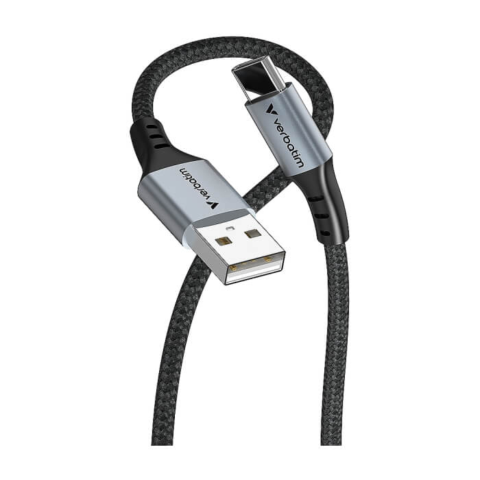 Verbatim Sync & Charge USB-A to USB-C 18W 120 cm ID 85360 (тъмнейл - 2)