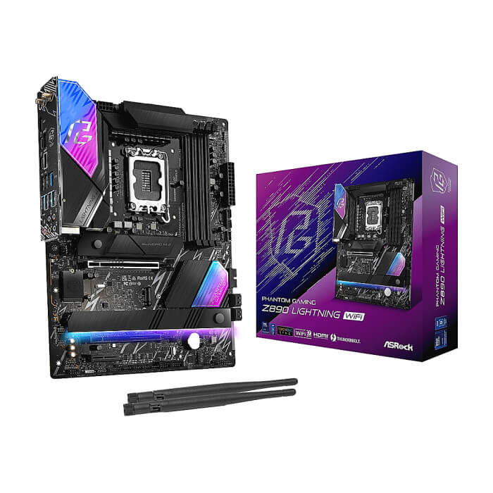 Asrock Z890 Phantom Gaming Lightning Wi-Fi ID 81182 (тъмнейл - 2)