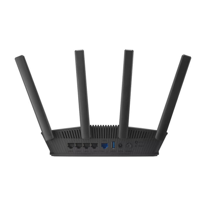 Asus Wireless Router, RT-BE58U V2, BE3600, Dual-Band, Quad-Core 2.0GHz CPU, 256MB/1GB Flash/RAM, 4K-QAM, 2.5G port, g, AiProtection Pro, NAT Passthrough , VPN, multiple SSIDs, IPT (тъмнейл - 4)