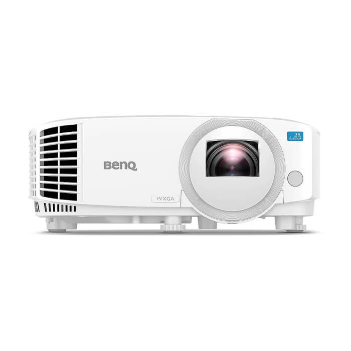 BenQ LW500ST DLP, WXGA, Brightness 2000AL; High contrast 100,000:1; LED light source; Throw ratio: 0.72 ~ 0.87; 20,000 hrs life; Noise level: 28 dB (Eco mode); HDMI x 2; 2D keystone, Corner fit, Screen Fill (4:3 XGA EDID) ID 76913