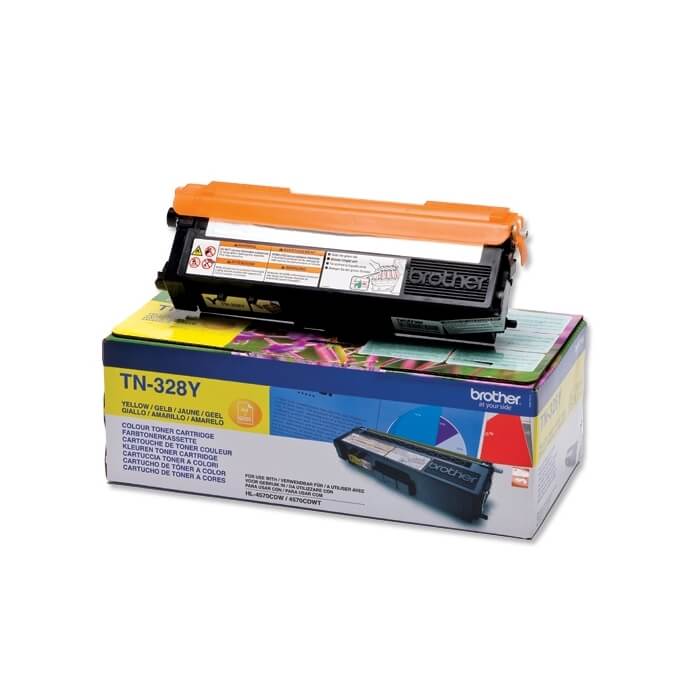 Brother TN-328Y Toner Cartridge High Yield ID 69212 на супер цена
