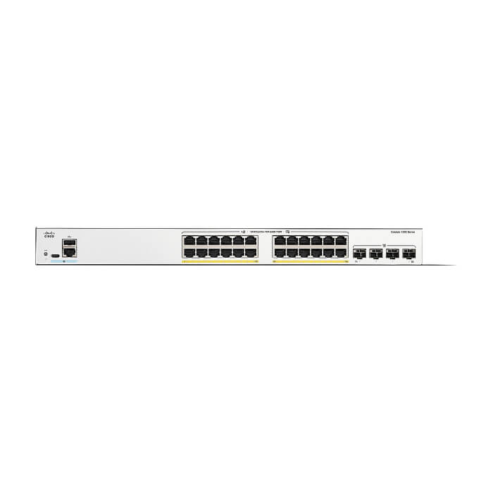 Cisco Catalyst 1300 24-port GE, Full PoE, 4x1G SFP