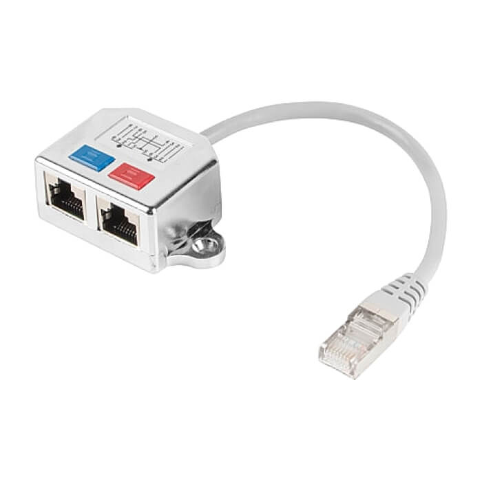 Lanberg adapter LAN splitter RJ45 -> 2x RJ45 ftpad-0026-s на супер цена