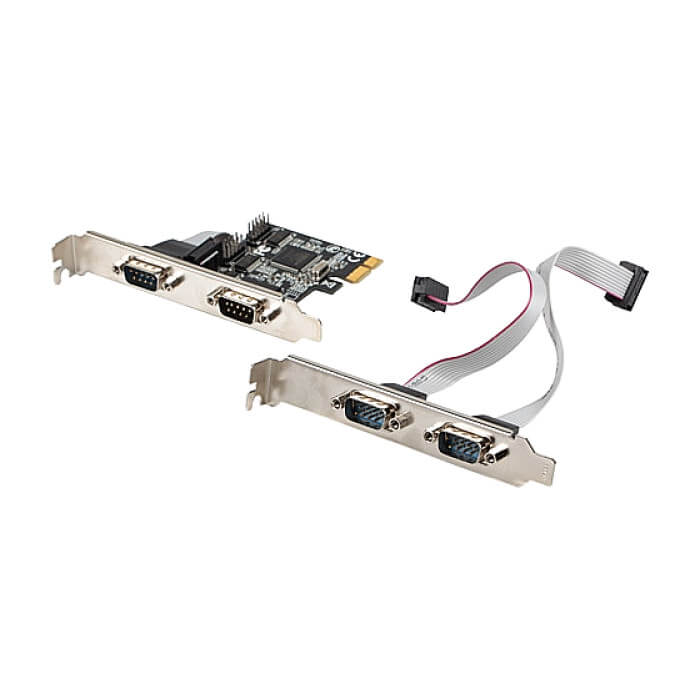 Lanberg extension card PCI-express 4x com + low profile bracket (тъмнейл - 3)