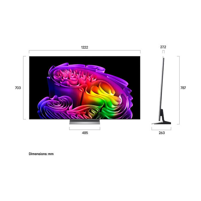 LG OLED55G61LW, 55" UHD OLED evo, 4K (3840 x 2160), DVB-C/T2/S2, Full Cinema Screnn, Alpha 11 AI 4K, 120Hz Native (VRR 165Hz), ThinQ AI, HDR10, VRR, NVIDIA G-SYNC, AMD FreeSyn ID 99075 (тъмнейл - 2)