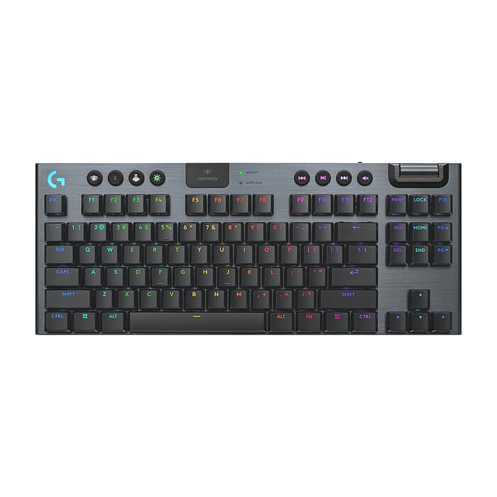 Logitech G915 X LIGHTSPEED TKL Wireless Gaming Keyboard Clicky - BLACK - US INT'L - EMEA28i-935 на супер цена