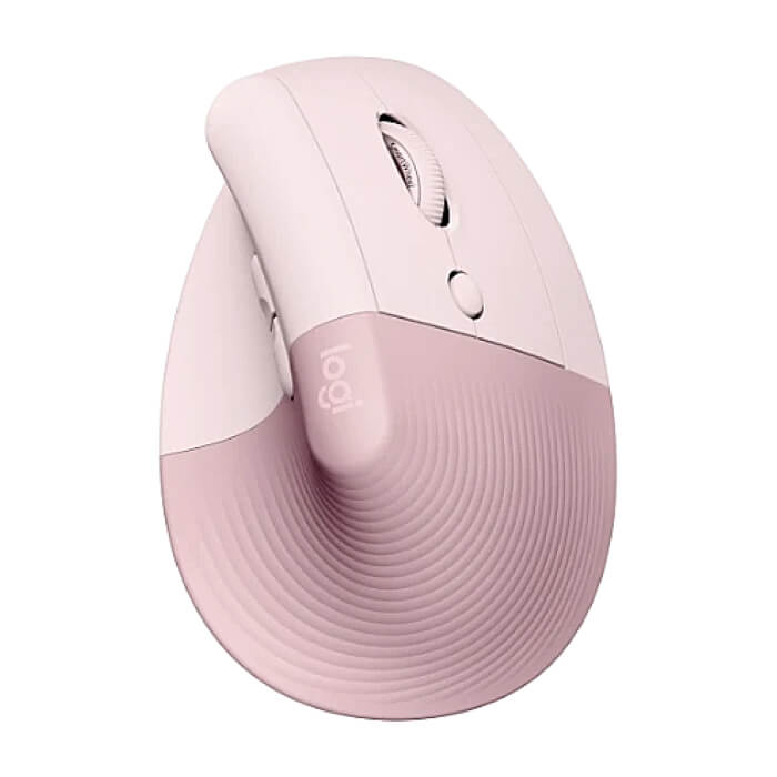Logitech Lift Vertical Ergonomic Mouse - ROSE/DARK ROSE - EMEA на супер цена от GT Computers Logitech Lift Vertical Ergonomic Mouse - ROSE/DARK ROSE - EMEA на супер цена