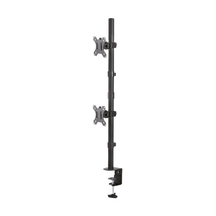 Neomounts by NewStar Flat Screen Desk Mount (clamp) for 2 Monitor Screens ID 66830 (тъмнейл - 2)