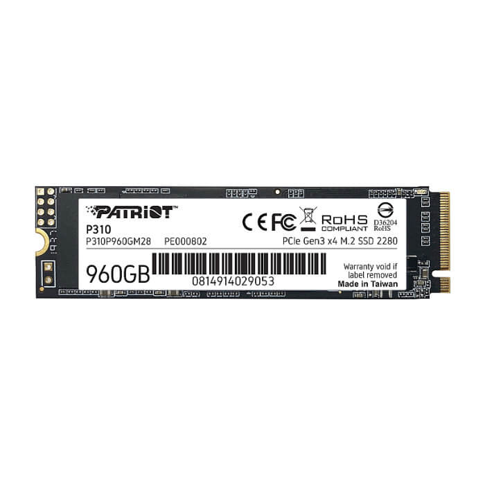 Patriot P310 960GB M.2 2280 PCIE ID 73479 на супер цена