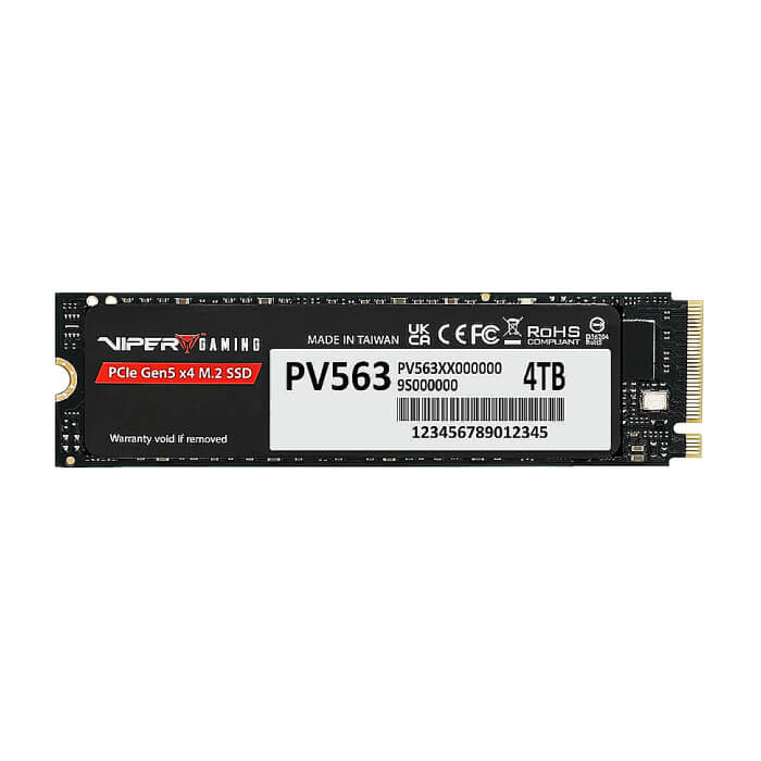 Patriot Viper PV563 4TB M.2 2280 PCIe Gen5 x4 SSD ID 95048 (тъмнейл - 4)