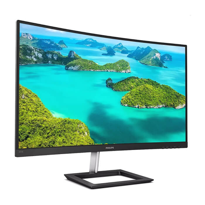 Philips 322E1C, 31.5" Curved 1500R VA WLED, 1920x1080@75Hz, 4ms GtG, 250cd/m2, 3000:1, Mega Infinity DCR, FreeSync/Adaptive Sync, FlickerFree, Low Blue Mode, Tilt, D-SUB, HDMI, DP ID 64903 (тъмнейл - 2)