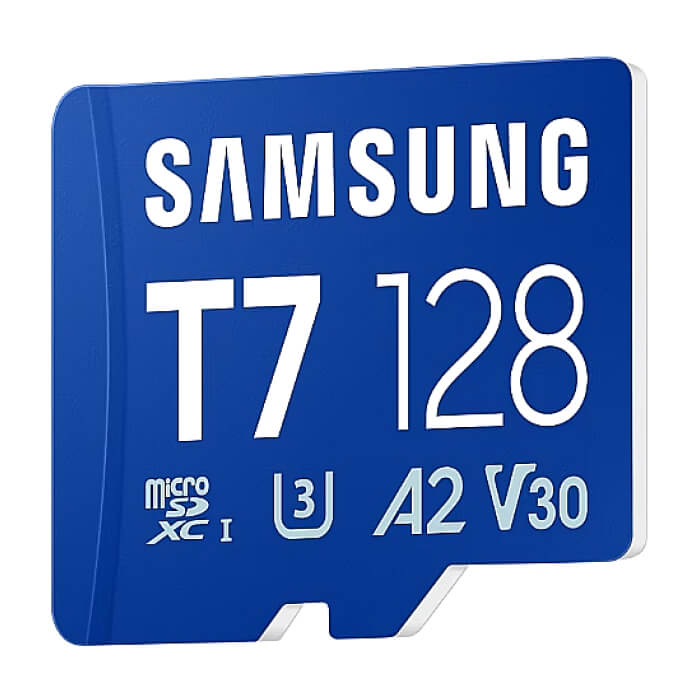 Samsung 128GB micro SD Card T7 UHS-I Transfer Speed up to 170MB/s Class 10 U3 V30 A2 ID 98012 (тъмнейл - 2)
