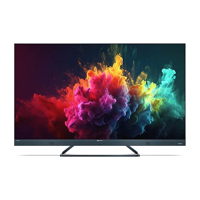 Sharp 55FQ8EG, 55" QLED GOOGLE TV, 4K 144Hz Quantum Dot 3840x2160 Aluminium Slim Frameless, AQUOS AI, DVB-T/T2/C/S/S2, 500 NIT, Active Motion 1400, HARMAN/KARDON, HDR10, Dolb ID 88746 (тъмнейл - 2)